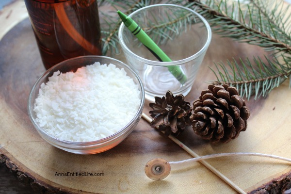 Fresh Pine DIY Candle. Make your own homemade fresh pine scented candles. This candle making craft is easier than you think. You can make these in no time flat using this step by step how to make a fresh pine tutorial. Make a few and give them as gifts!