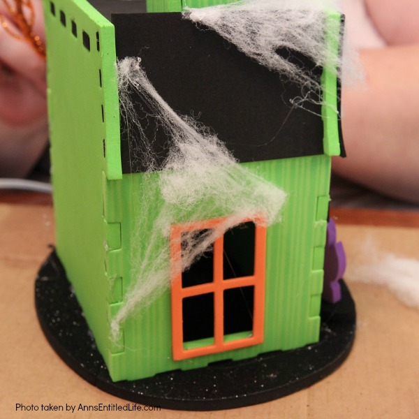 Halloween Haunted House. These Halloween Haunted Houses are great for table decor, a centerpiece or on top of your mantel.