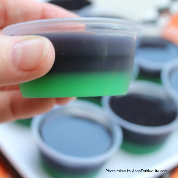 Purple People Eater Jello Shots Recipe. This Purple People Eater Jello Shot recipe is a taste of Halloween in a party shot! Simple to make, these Purple People Eater Jello Shots are great for parties, tailgating, and more!