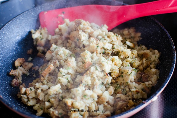 Pork and Cranberry Stuffing Recipe. A scrumptious, easy to make holiday stuffing your family and guests are sure to enjoy. Mixing the great taste of pork and cranberry, this slightly sweet dressing is a great compliment to your ham or turkey dinner.