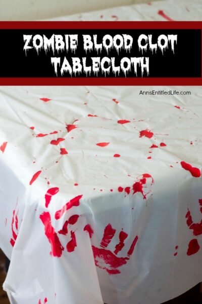 Zombie Blood Clot Tablecloth