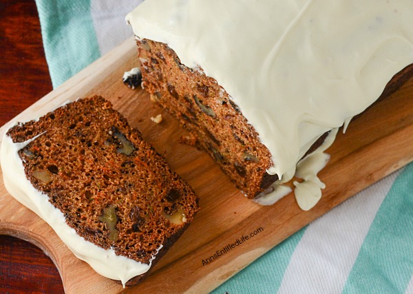 Zucchini Carrot Bread Recipe. A very dense Zucchini Carrot Bread, this recipe is satisfying as a snack or for breakfast.