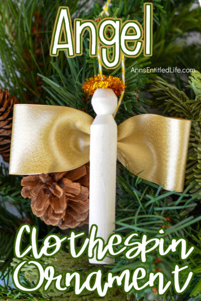 Angel Clothespin Ornament DIY