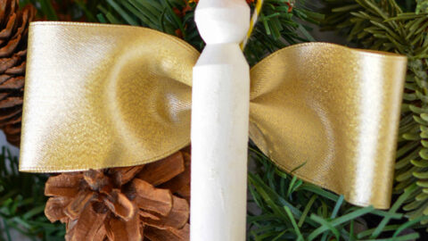 Angel Clothespin Ornament DIY
