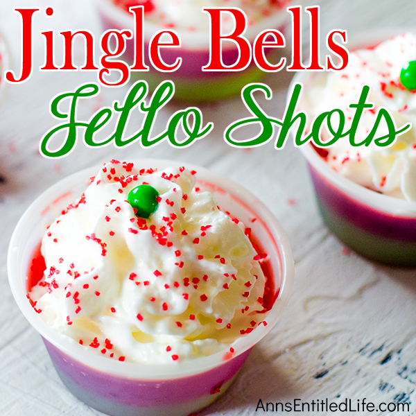 Jingle Bells Jello Shots Recipe. These fun and festive Jingle Bells Jello Shots are easy to make. If you have a holiday get-together and/or party between now and the holidays, make these gelatin shots for the over 21 crowd!! They really are good. And they will remind everyone of when they were 21 (or 18) again!