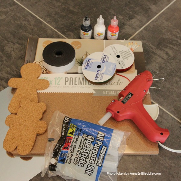 Easy Cork Magnets DIY Craft. This is an effortless, fun to make craft that will dress up your refrigerator this holiday season. Make one cork magnet or make a dozen! Older children will be able to help you fabricate this Easy Cork Magnets DIY Craft.