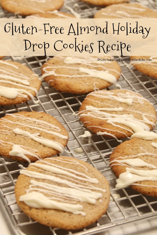 Gluten-Free Almond Holiday Drop Cookies Recipe. This delicious holiday drop cookie tastes so good; you won't be able to tell it is gluten-free. Try these amazing Gluten-Free Almond Holiday Drop Cookies - your family will love them!