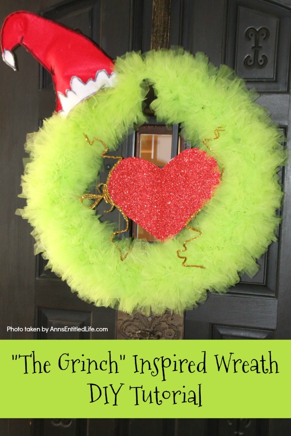 winter wreath GRINCH WREATH Grinch Christmas wreath in red and white