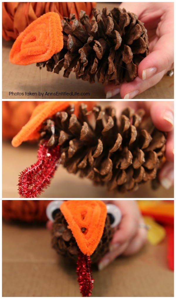 Easy Thanksgiving Turkey DIY Craft. This is a simple to make 15 minute craft for Thanksgiving. Adults and older children will love this adorable little turkey, perfect for tabletop or mantel decor. If you are looking for a simple Thanksgiving craft idea, this easy Thanksgiving turkey DIY craft is it!