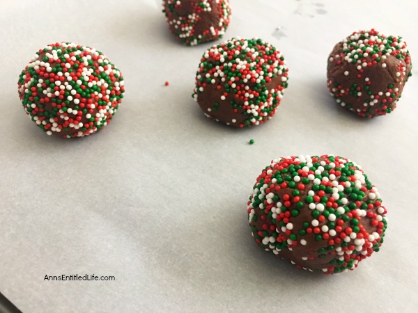 Double Chocolate Blossom Cookies Recipe. Twice the chocolaty goodness in these Double Chocolate Blossom Cookies! Update your holiday cookie recipes to include these easy to make, delicious, chocolate blossom cookies. Yum!