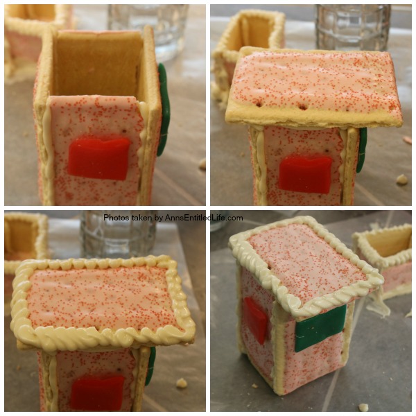 How to Make a Toaster Pastry Christmas Train. This eatable Christmas Train made with toaster pastries is a fun alternative to a gingerbread house. Use it as your table decor, and then eat it for dessert. Follow these step-by-step tutorial instructions to learn how to assemble this adorable Christmas train.