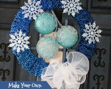 Snowflake Bead Wreath Craft DIY