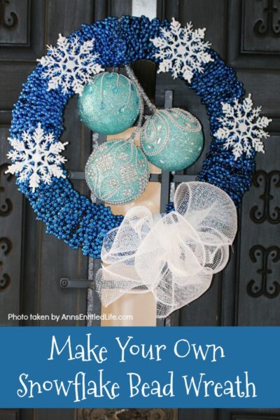 Snowflake Bead Wreath Tutorial