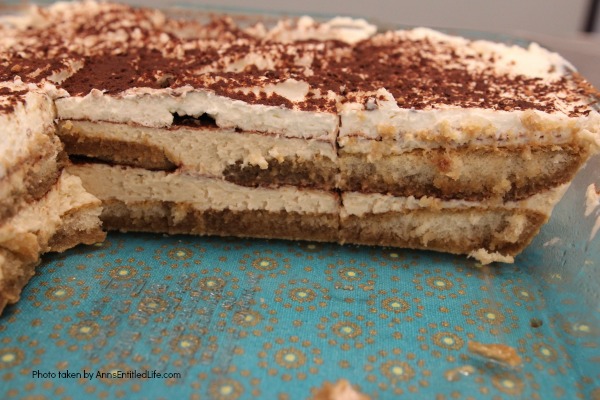 White Russian Tiramisu Cake Recipe White Russian Tiramisu Cake Recipe. This no-egg, no-cooking, tiramisu recipe comes together quickly. It can be served immediately, or made the day before your special event or dinner. The melt-in-your mouth creamy, rich, coffee-cocoa goodness of this white Russian tiramisu will have your friends and family asking for seconds!