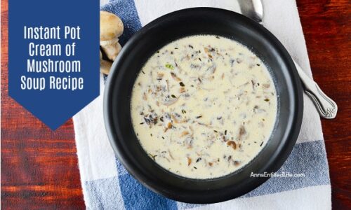 Instant Pot Cream of Mushroom Soup Recipe