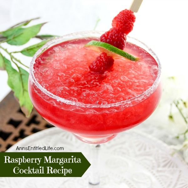 Raspberry Margarita Recipe. A fresh, raspberry twist to a traditional margarita cocktail, this Raspberry Margarita Recipe is a little sweet, a little tart, and totally delicious! A wonderful cocktail recipe.