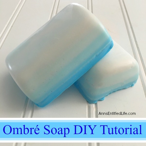 Ombre Soap DIY Tutorial. Make your own fun soaps with this easy to follow ombre soap tutorial. Learn how to gradually blend the soap colorant to make this delightful, whimsical ombre soap. Making your own soap is fast, fun and easy. Great for gifts or your own home décor! 