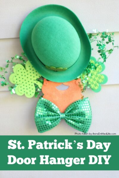 St. Patrick’s Day Door Hanger DIY.