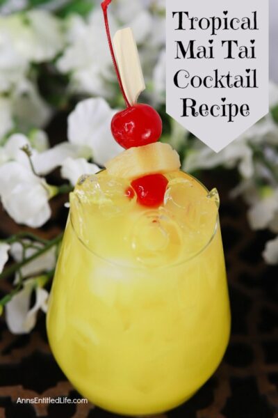 Tropical Mai Tai Cocktail Recipe