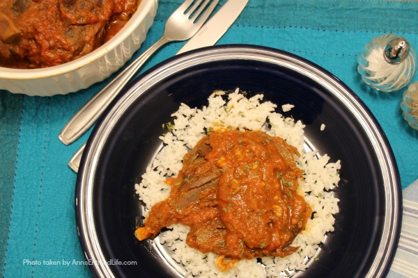 Venison Osso Buco Recipe (Braised Venison Shanks). This venison osso buco recipe uses venison shanks to make a tender, delicious meal! Serve over risotto, rice, or mashed potatoes and with braised vegetables for a perfect meal. As with so many tomato dishes, this osso buco tastes great the next day too! You can also freeze for later use. This is a wonderful make-ahead venison dish.