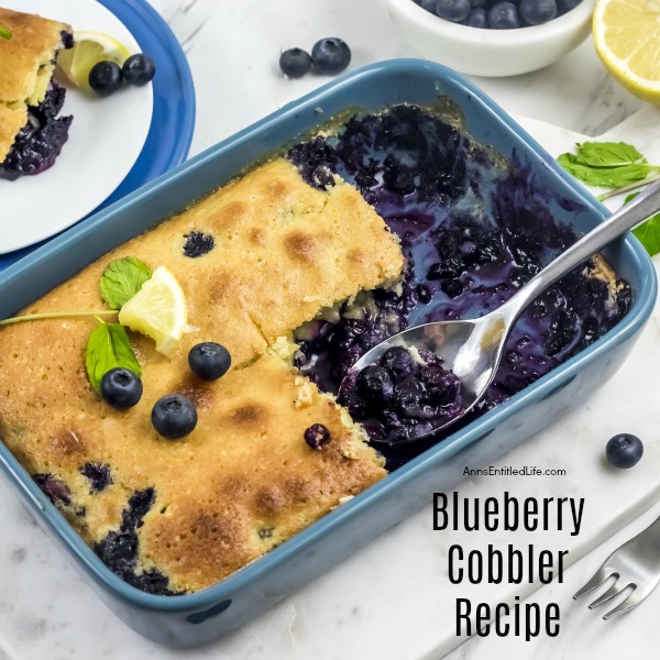 Blueberry Cobbler Recipe. This fresh Blueberry Cobbler Recipe is simply outstanding! Easy to make, it is a delicious summer comfort-food recipe that will have your friends and family asking for seconds!