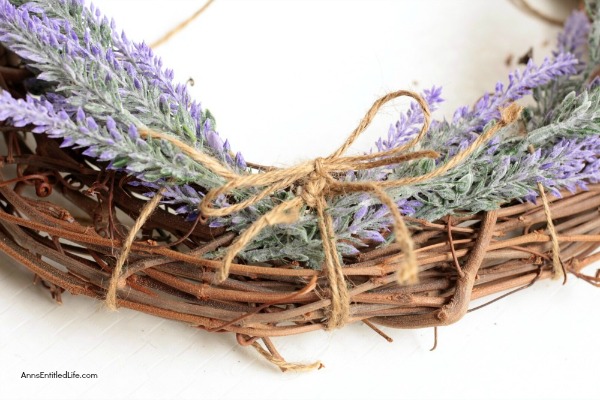 Learn How to Make a Dried Lavender Wreath