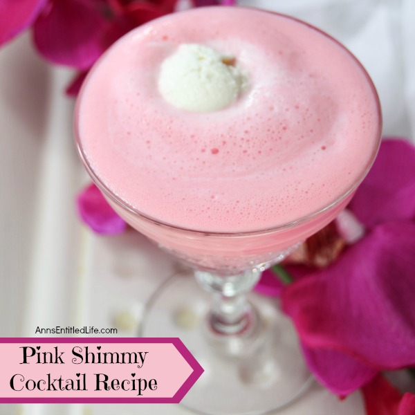 Pink Shimmy Cocktail Recipe. The Pink Shimmy Cocktail is a creamy cocktail variation from the 1920s of the classic Pink Lady Cocktail.