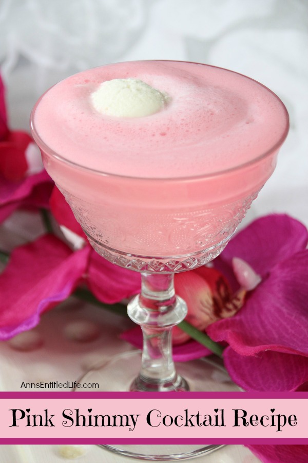 Pink Shimmy Cocktail Recipe. The Pink Shimmy Cocktail is a creamy cocktail variation from the 1920s of the classic Pink Lady Cocktail.