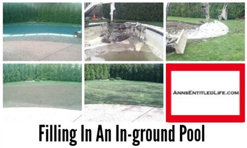 Filling In An Inground Pool