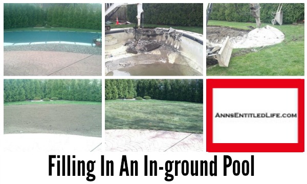 Filling In An In Ground Pool