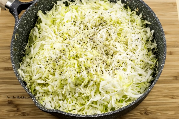 Frizzled Cabbage Recipe. This Frizzled Cabbage Recipe will make cabbage lovers out of everyone! Easy to make, the sautéing brings out the flavor and makes your cabbage oh so sweet.  I was not a cabbage fan before this frizzled cabbage recipe, and now I love cabbage!