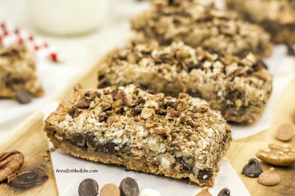 Hello Dolly Bars Recipe. Whether you call them Hello Dolly Bars, 7 Layer Cookies, or Magic Cookie Bars, this recipe for a sweet and delicious, easy to make coconut, chocolate, pecan bar is simply fantastic! Try these hello Dollies today.