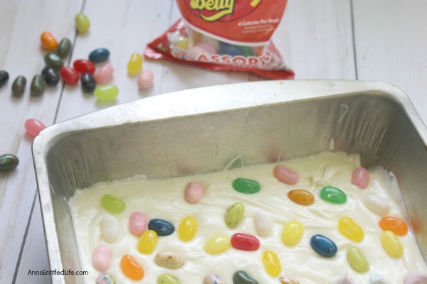 Jelly Bean Bark Recipe. This is the easiest bark recipe ever! Whether making this jelly bean bark for an Easter basket or with leftover jelly beans, your whole family will love this simple to make jelly bean bark recipe.