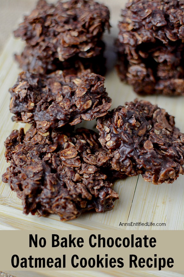 No Bake Chocolate Oatmeal Cookies. Serve up a batch of No Bake Chocolate Oatmeal Cookies the next time you crave something sweet on a hot summer day! Quick, easy to make, and very kid friendly, these No Bake Chocolate Oatmeal Cookies are absolutely delicious.