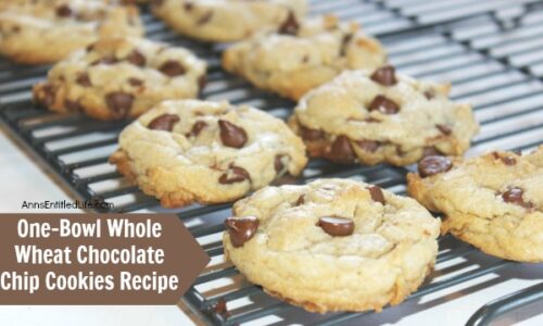 One-Bowl Whole Wheat Chocolate Chip Cookies Recipe