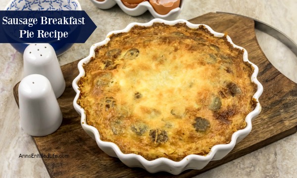 Sausage Breakfast Pie Recipe