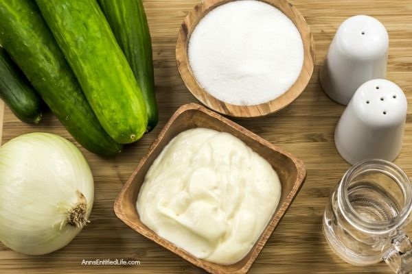 Creamy Cucumber Salad Recipe. Grandma's old-fashioned Creamy Cucumber Salad Recipe. Super easy to make, this is a delicious blend of cucumbers and onions in a sweet, creamy sauce is the perfect cucumber salad recipe!