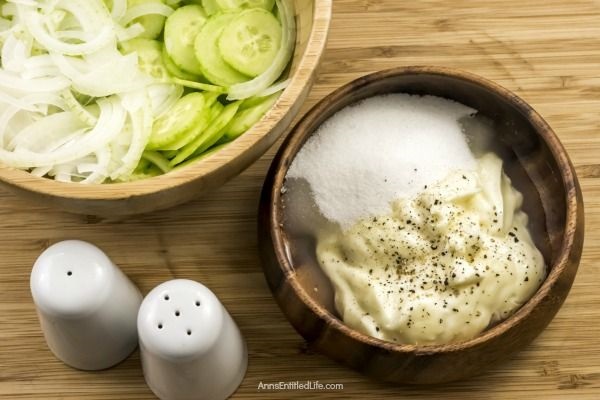 Creamy Cucumber Salad Recipe. Grandma's old-fashioned Creamy Cucumber Salad Recipe. Super easy to make, this is a delicious blend of cucumbers and onions in a sweet, creamy sauce is the perfect cucumber salad recipe!