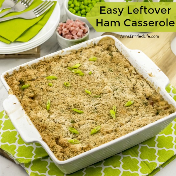 Ham Casserole Recipe. Got leftover ham? This is a delicious, easy to make leftover ham casserole recipe! This homemade ham casserole freezes very well too. If you have leftover ham, try this simple to make ham casserole for dinner tonight!