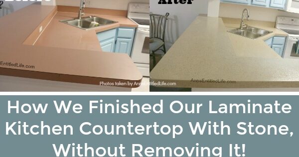 Laminate Kitchen Countertop With Stone, Change Laminate Countertops Without Removing Them