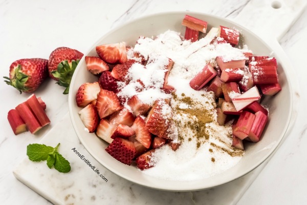 Strawberry Rhubarb Crisp. This amazing strawberry rhubarb dessert is a sweet-tart Strawberry Rhubarb Crisp Recipe that is not only fast and easy to make, but delicious as well.