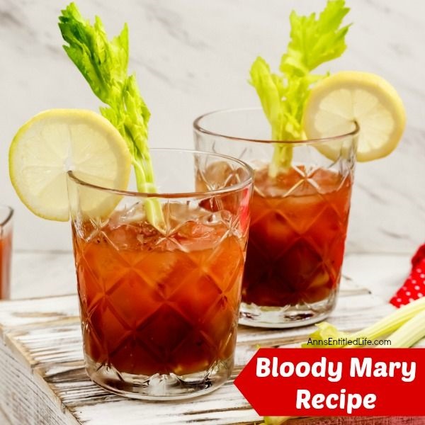 The Classic Bloody Mary Recipe. The Bloody Mary is one of the few cocktails that can be served any time of day! Breakfast, lunch or dinner, this classic Bloody Mary recipe made with vodka, tomato and lemon juice and just a splash of zest and spice is the perfect adult beverage.