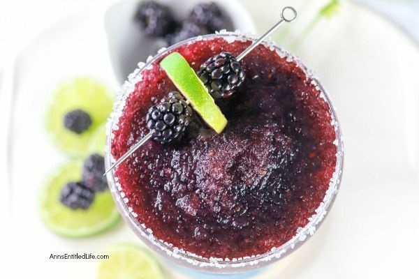 Easy Blackberry Margarita Recipe. This marvelous and easy to make blackberry margarita recipe is perfect for parties summer cocktail! Made with fresh blackberries, this frozen margarita recipe is one delicious adult beverage. This blackberry margarita is a superb summer cocktail. Try one tonight!