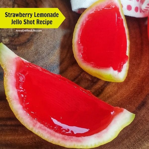 Strawberry Lemonade Jello Shots Recipe. Learn how to make this fruit jello shots recipe! They are a fun and simple way to make a festive strawberry lemonade jello shot for your next gathering. Easy to transport, these wonderful jello shots are great for parties, tailgating, and more!