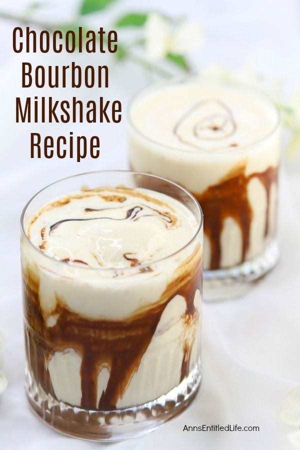 Chocolate Bourbon Milkshake Recipe. Bourbon cocktails are very popular adult beverages, and so are boozy milkshake recipes - this is a combination of the two! If you want a wonderful boozy shake, try this smooth and creamy chocolate bourbon milkshake recipe!! It is a fabulous alcoholic milkshake recipe you can make in just minutes. And oh is it delicious. Yum.