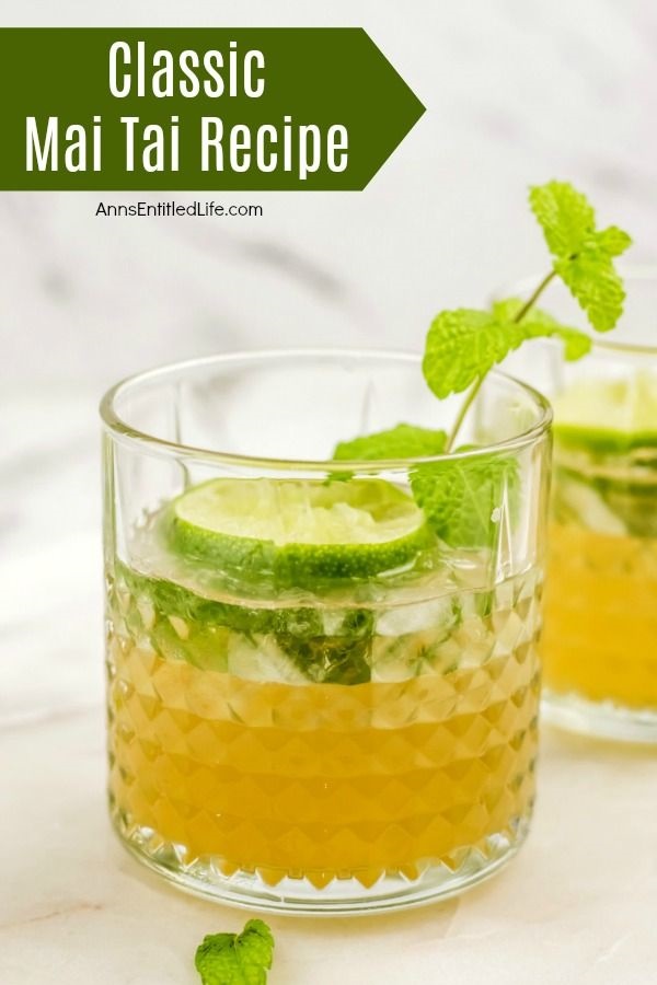 Classic Mai Tai Recipe. The delicious, original, Mai Tai recipe is honestly the best Mai Tai recipe. Sometimes, sticking with the classics is best. Easy to make, the Mai Tai cocktail dates back 75 years. This Tahitian cocktail is fabulous for parties, get-togethers, or relaxing by the pool. The traditional Mai Tai is truly Paradise In A Glass™!