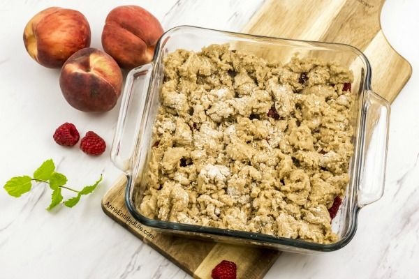 Raspberry Peach Cobbler Recipe. The sweet taste of plump, juicy peaches and the tart taste of raspberries combine for a lovely cobbler that will have your whole family asking for seconds.  Give this old-fashioned, easy to make raspberry peach cobbler a recipe tonight!