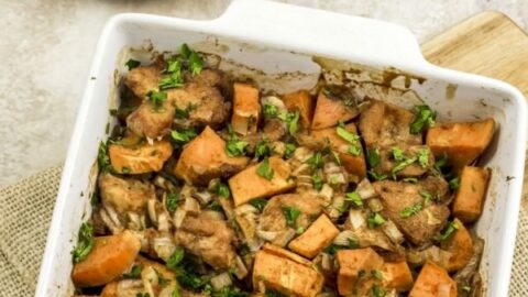 Spicy Chicken and Sweet Potato Bake Recipe