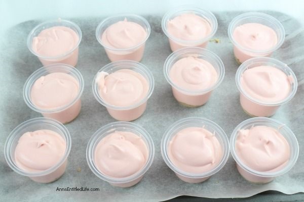 Strawberry Cheesecake Pudding Shots Recipe. If you would like tasty instructions on how to make pudding shots, start with this fabulous Strawberry Cheesecake Pudding Shots Recipe! These pudding shots taste just like a strawberry cheesecake. These smooth and yummy pudding shots are great to serve at parties, tailgating, and more!