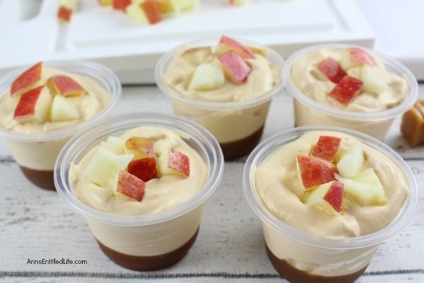 Caramel Apple Pudding Shots Recipe. Creamy apple-caramel goodness in a pudding shot! These easy to make, smooth and delicious Caramel Apple Pudding Shots are fall favorites, great for parties, tailgating, and more.